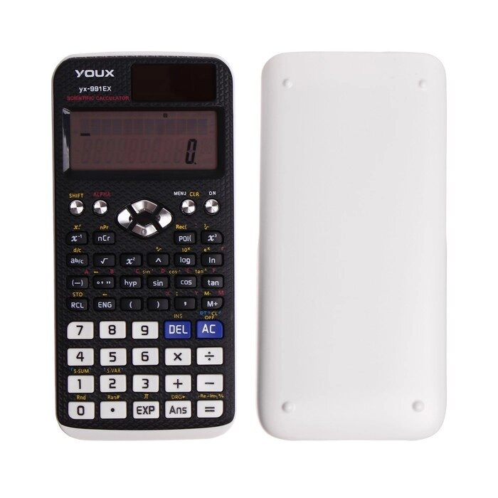 Калькулятор инженерный 10-разрядный 991 двухстрочный двойное питание от компании Интернет-гипермаркет «MOLL» - фото 1
