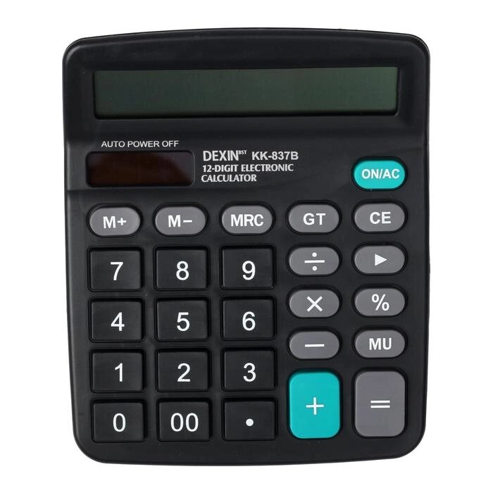 Калькулятор настольный, 12-разрядный, KK-837 от компании Интернет-гипермаркет «MOLL» - фото 1