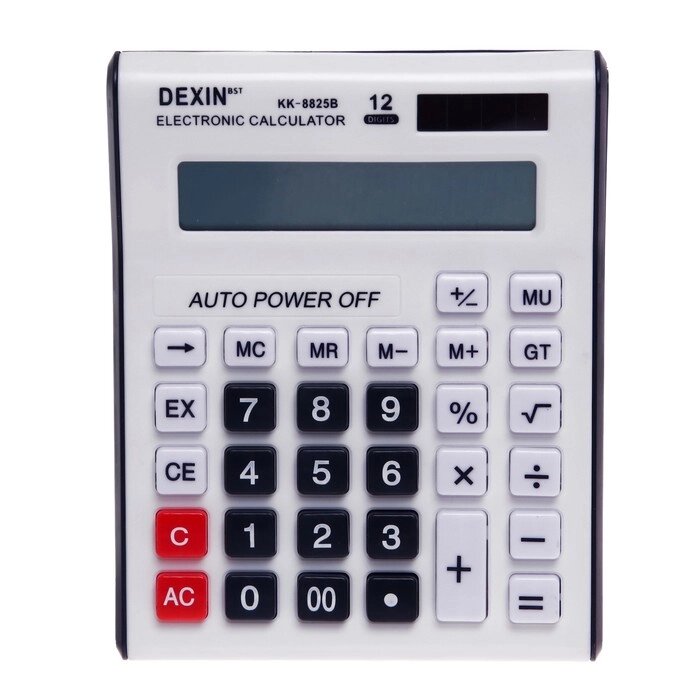 Калькулятор настольный 12-разрядный КК-8825В DEXIN от компании Интернет-гипермаркет «MOLL» - фото 1