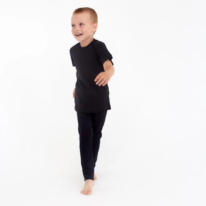 Кальсоны для мальчика, цвет чёрный, рост 110 см от компании Интернет-гипермаркет «MOLL» - фото 1