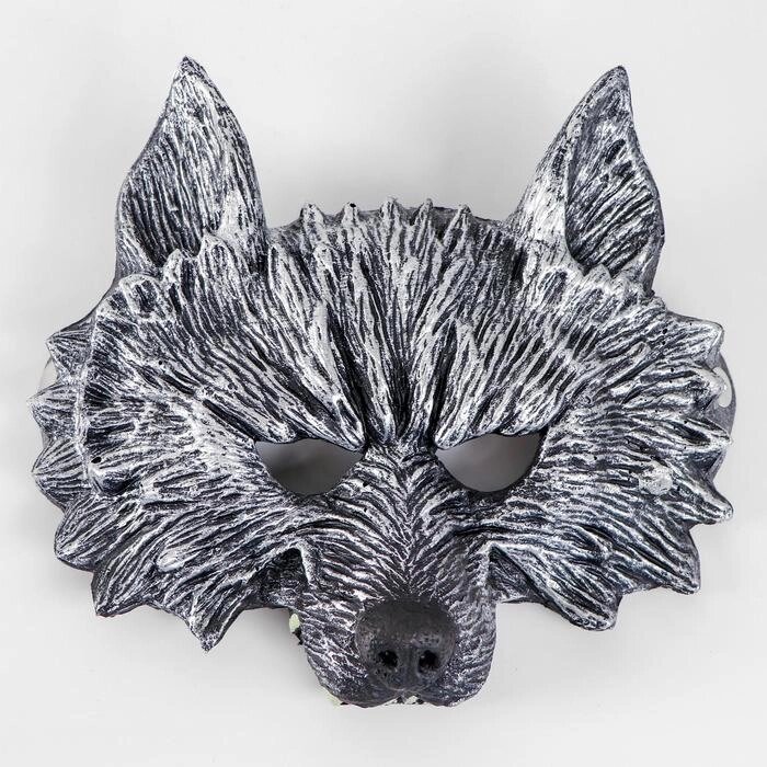 Карнавальная маска "Волк" от компании Интернет-гипермаркет «MOLL» - фото 1
