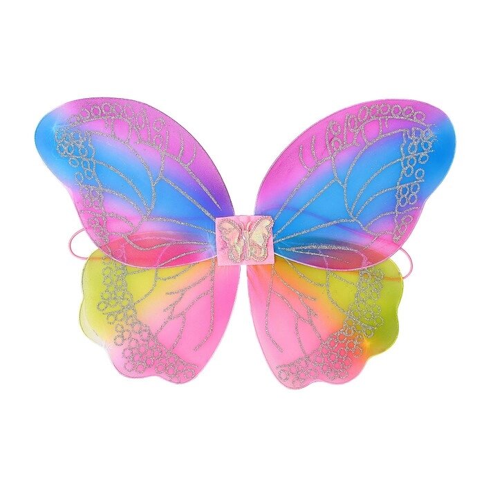 Карнавальные крылья "Бабочка", с узорами от компании Интернет-гипермаркет «MOLL» - фото 1