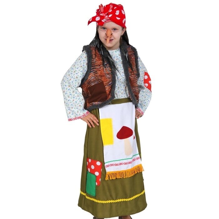 Карнавальный костюм  "Баба-Яга дремучая" (L), рост 134-140 см от компании Интернет-гипермаркет «MOLL» - фото 1
