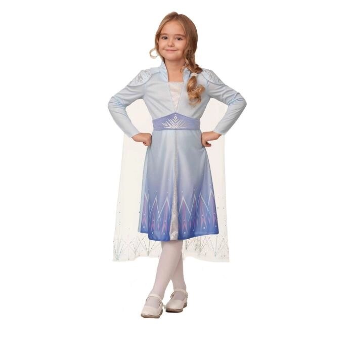 Карнавальный костюм "Эльза 2", платье, р. 28, рост 110 см от компании Интернет-гипермаркет «MOLL» - фото 1