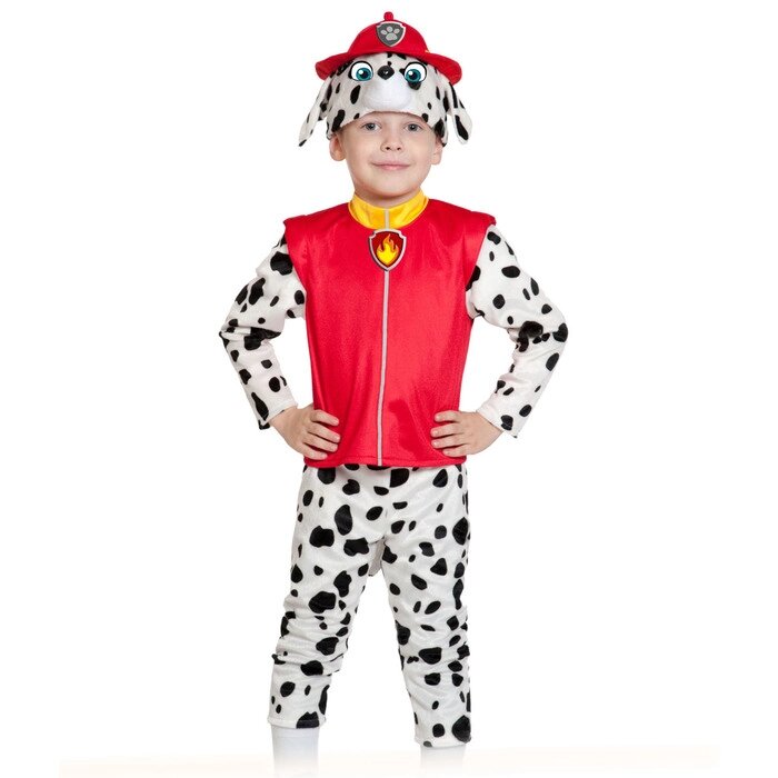 Карнавальный костюм "Маршалл", куртка, бриджи, маска, р. 28-30, рост 104-110 см от компании Интернет-гипермаркет «MOLL» - фото 1