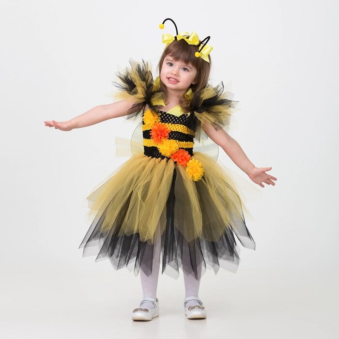 Карнавальный костюм "Пчёлка", сделай сам, корсет, ленты, брошки, аксессуары от компании Интернет-гипермаркет «MOLL» - фото 1