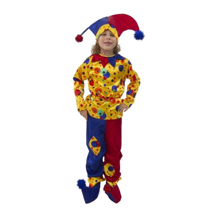 Карнавальный костюм "Петрушка", текстиль, р. 26, рост 104 см от компании Интернет-гипермаркет «MOLL» - фото 1