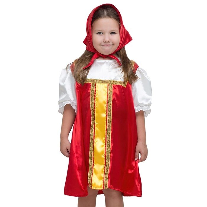 Карнавальный костюм "Плясовой", цвет красный, 5-7 лет, рост 122-134  2355 от компании Интернет-гипермаркет «MOLL» - фото 1