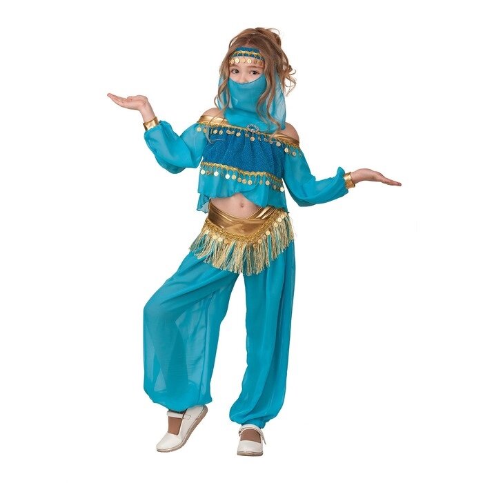 Карнавальный костюм "Принцесса Востока", текстиль, блуза, брюки, р. 36, рост 140 см от компании Интернет-гипермаркет «MOLL» - фото 1