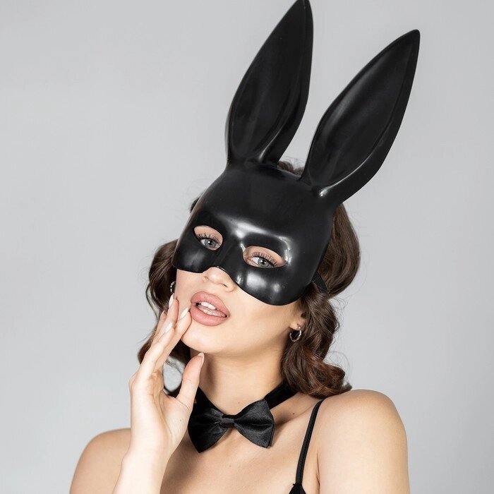 Карнавальный набор "Послушная зайка" маска, бабочка от компании Интернет-гипермаркет «MOLL» - фото 1