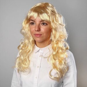 Карнавальный парик "Блондинка", кудри, р-р. 56, 120 г