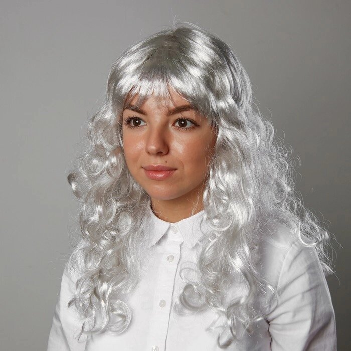Карнавальный парик "Блондинка", кудрявые концы, 120 г от компании Интернет-гипермаркет «MOLL» - фото 1