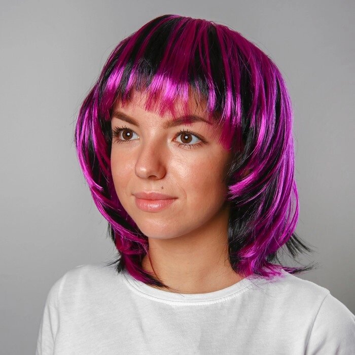 Карнавальный парик "Каре", 100 г, 2 цвета МИКС от компании Интернет-гипермаркет «MOLL» - фото 1