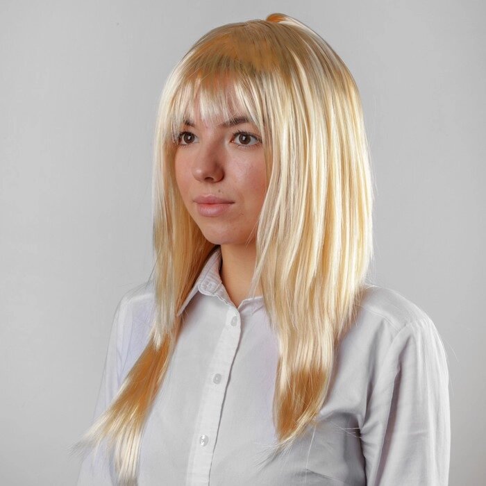 Карнавальный парик "Красотка", цвет русый от компании Интернет-гипермаркет «MOLL» - фото 1