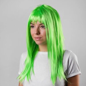 Карнавальный парик "Красотка", цвет зелёный