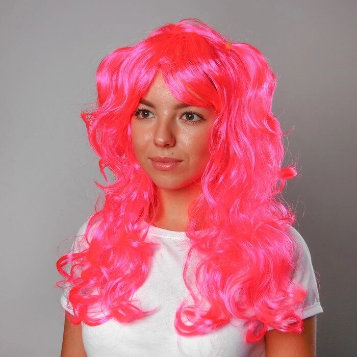 Карнавальный парик с двумя хвостиками, 120 г от компании Интернет-гипермаркет «MOLL» - фото 1