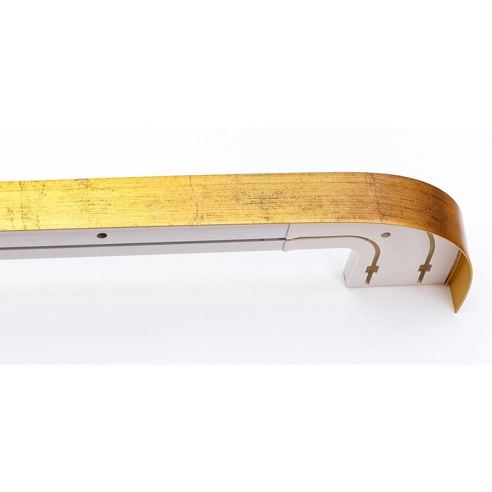 Карниз двухрядный "Классик", ширина 260 см, цвет золото антик от компании Интернет-гипермаркет «MOLL» - фото 1