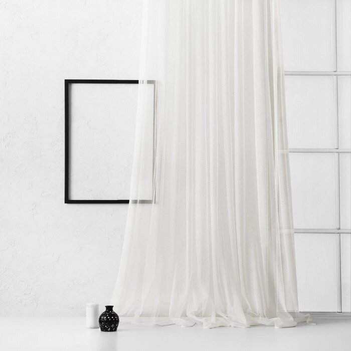 Карниз потолочный трёхрядный "Вензель", 260 см,  цвет белый с чёрным от компании Интернет-гипермаркет «MOLL» - фото 1