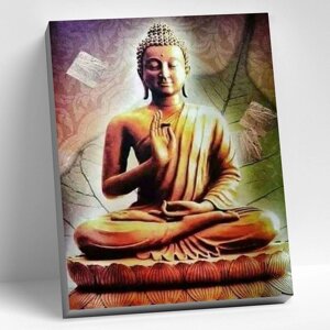 Картина по номерам 40*50 философия буддизма (25 цветов)