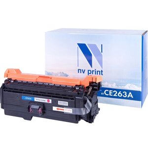 Картридж NVP NV-CE263A, для HP LaserJet Color, 11000k, совместимый, пурпурный