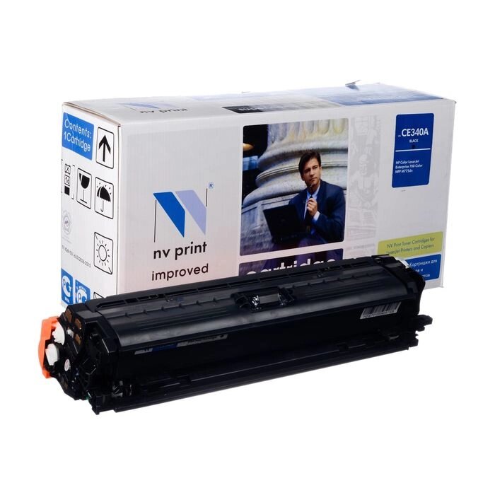 Картридж NVP совместимый HP CE340A Black для LaserJet Color Enterprise 700 M775dn/M775f/M7 от компании Интернет-гипермаркет «MOLL» - фото 1