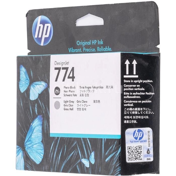 Картридж струйный HP 774 P2W00A черный/светло-серый для HP DJ Z6810 (775мл) от компании Интернет-гипермаркет «MOLL» - фото 1