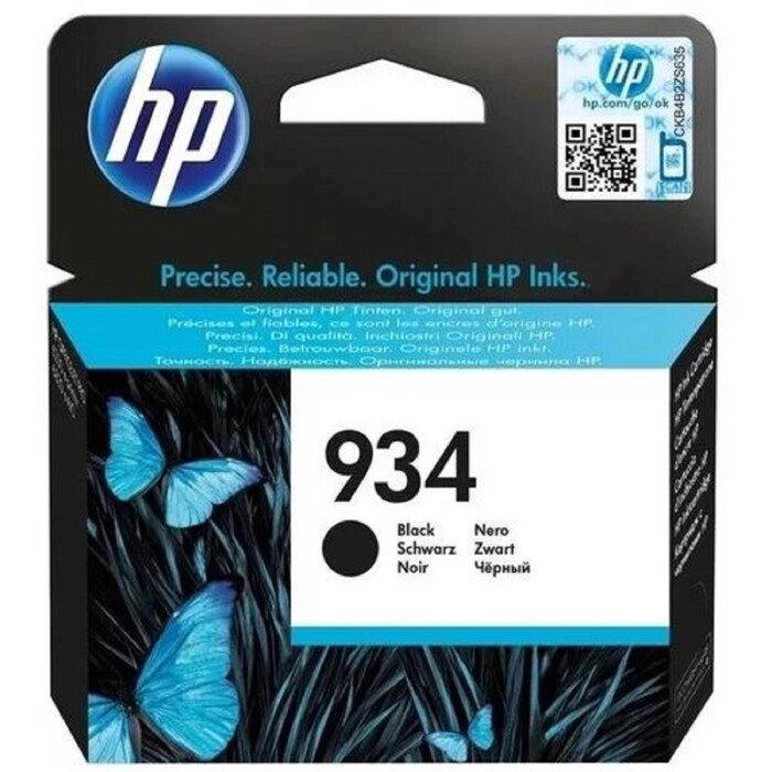 Картридж струйный HP 934 C2P19AE черный для HP OJ Pro 6830 от компании Интернет-гипермаркет «MOLL» - фото 1
