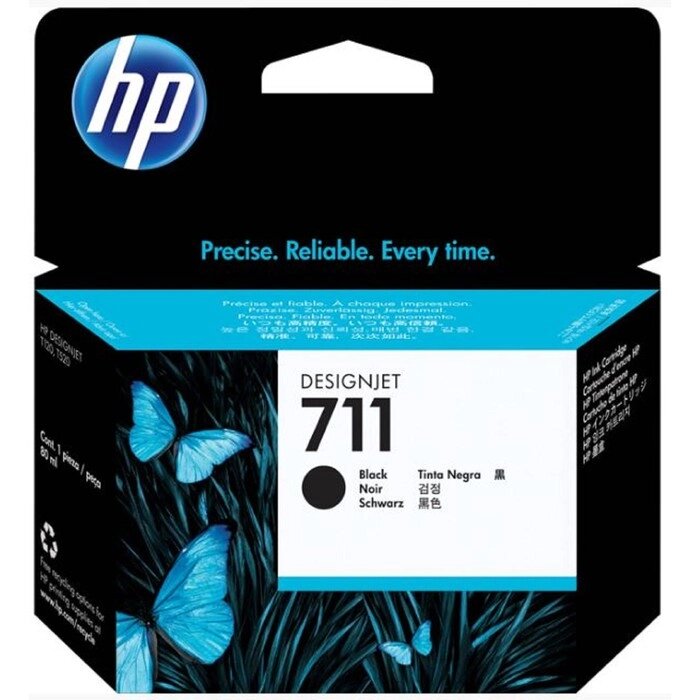 Картридж струйный HP №711 CZ133A черный для HP DJ T120/T520 (80мл) от компании Интернет-гипермаркет «MOLL» - фото 1