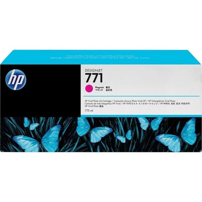 Картридж струйный HP №771C B6Y09A пурпурный для HP DJ Z6200 (775мл) от компании Интернет-гипермаркет «MOLL» - фото 1