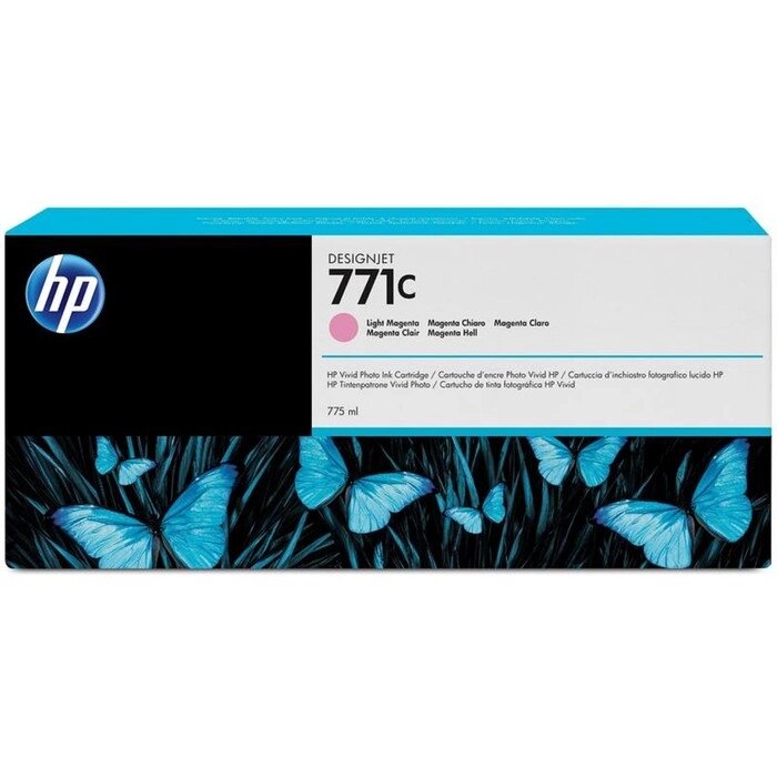 Картридж струйный HP №771C B6Y11A светло-пурпурный для HP DJ Z6200 (775мл) от компании Интернет-гипермаркет «MOLL» - фото 1