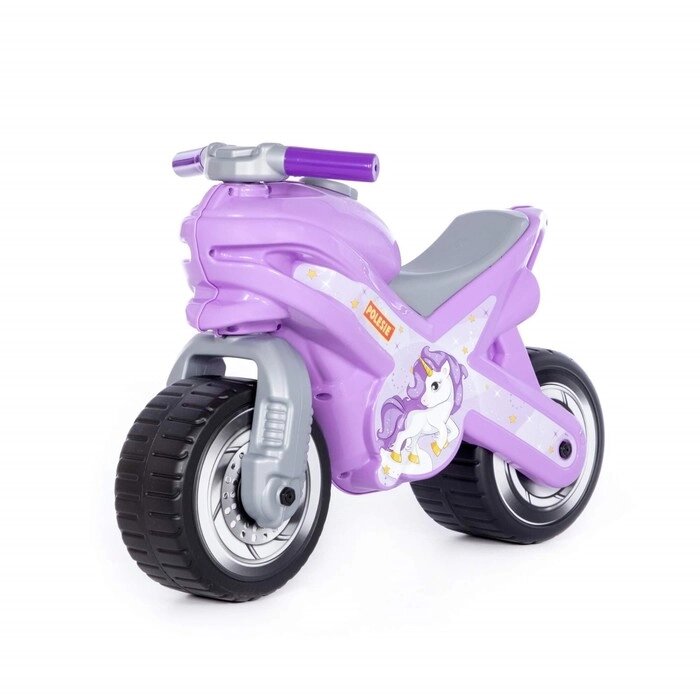 Каталка-мотоцикл МХ, цвет сиреневый от компании Интернет-гипермаркет «MOLL» - фото 1