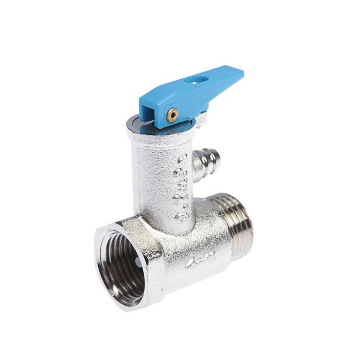 Клапан предохранительный для водонагревателя "СТМ", 1/2", 6 бар, со сбросным крючком от компании Интернет-гипермаркет «MOLL» - фото 1