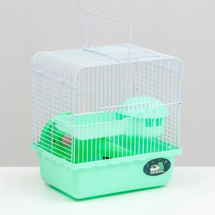Клетка для грызунов, 23 х 17 х 26 см, эмаль, зелёная от компании Интернет-гипермаркет «MOLL» - фото 1