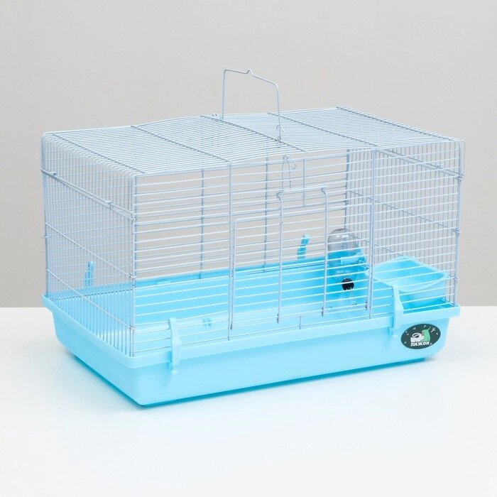 Клетка для грызунов "Пижон", 47 х 30 х 30 см, голубая от компании Интернет-гипермаркет «MOLL» - фото 1