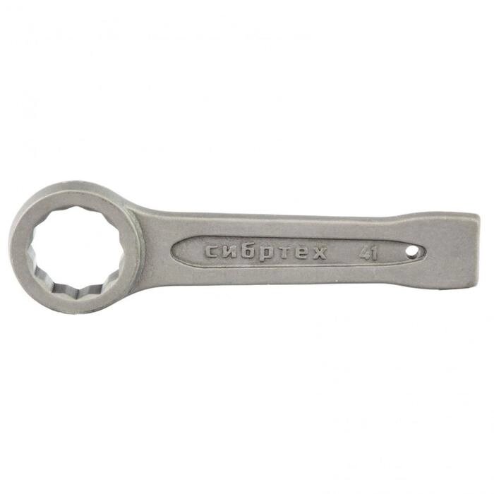 Ключ кольцевой "Сибртех" 14276, ударный, 41 мм от компании Интернет-гипермаркет «MOLL» - фото 1