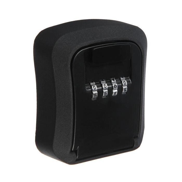 Ключница с кодовым замком, черная, 92х70х30 мм от компании Интернет-гипермаркет «MOLL» - фото 1
