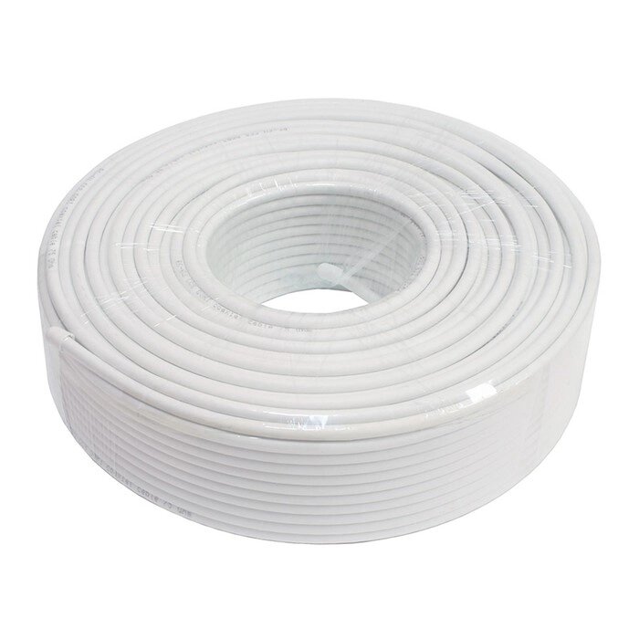 Коаксиальный кабель DORI RG-6 U белый CCA (100м), шт от компании Интернет-гипермаркет «MOLL» - фото 1