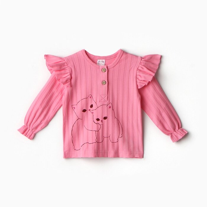 Кофта для девочки, цвет светло-розовый, рост 62 см от компании Интернет-гипермаркет «MOLL» - фото 1