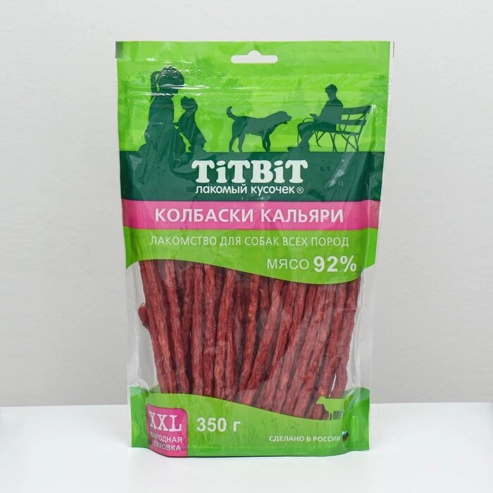Колбаски Кальяри TitBit для собак всех пород, 350 г от компании Интернет-гипермаркет «MOLL» - фото 1