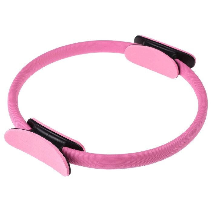 Кольцо для пилатеса 37 см, цвет розовый от компании Интернет-гипермаркет «MOLL» - фото 1