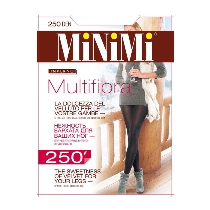 Колготки женские MiNiMi Multifibra, 250 den, размер 3, цвет moka от компании Интернет-гипермаркет «MOLL» - фото 1