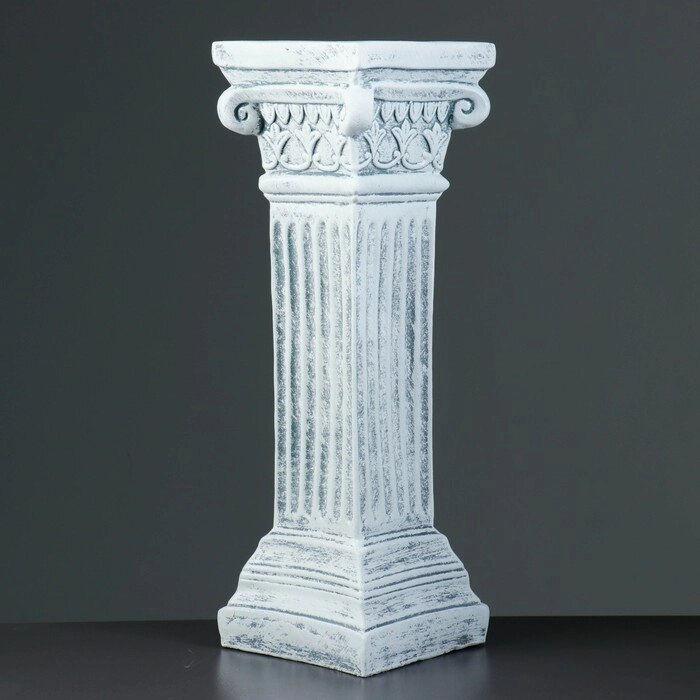 Колонна "Античная малая" серый камень 18х18х56см от компании Интернет-гипермаркет «MOLL» - фото 1