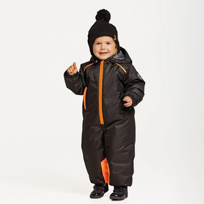 Комбинезон детский, цвет чёрный/оранжевый, рост 104 см от компании Интернет-гипермаркет «MOLL» - фото 1