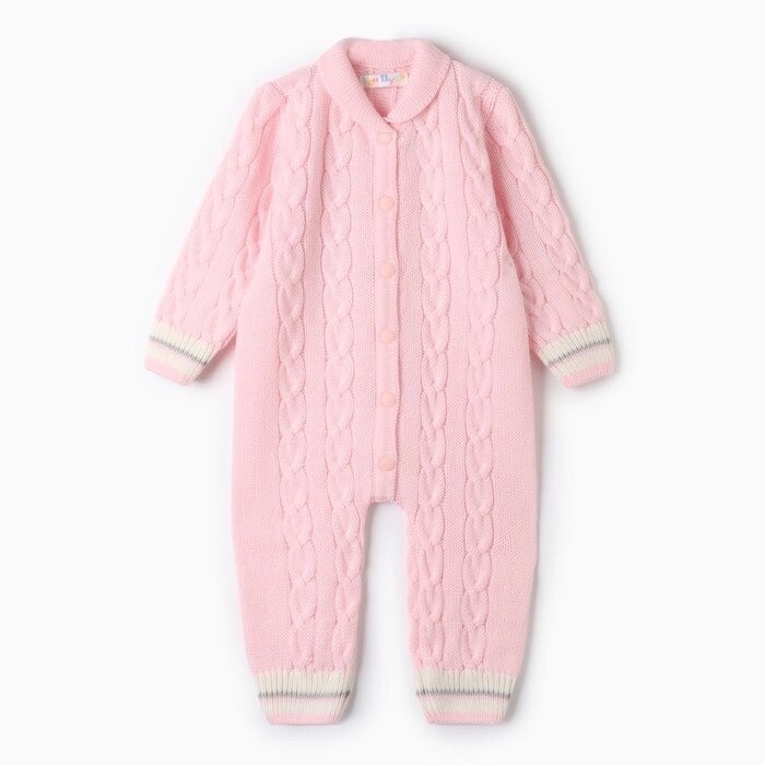 Комбинезон детский, цвет розовый, рост 62-68 см от компании Интернет-гипермаркет «MOLL» - фото 1