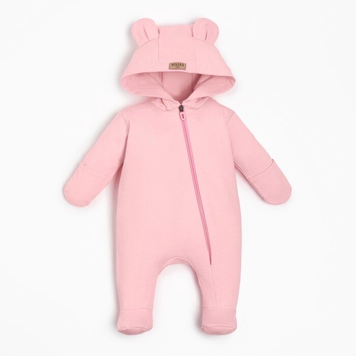 Комбинезон детский MINAKU, цвет розовый, рост 62-68 см от компании Интернет-гипермаркет «MOLL» - фото 1