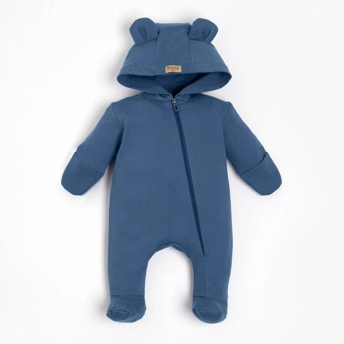 Комбинезон детский MINAKU, цвет синий, рост 62-68 см от компании Интернет-гипермаркет «MOLL» - фото 1