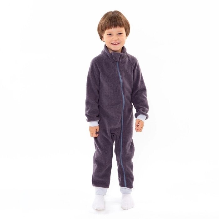 Комбинезон для мальчика А. 965, цвет т. серый, рост 74-80 см от компании Интернет-гипермаркет «MOLL» - фото 1