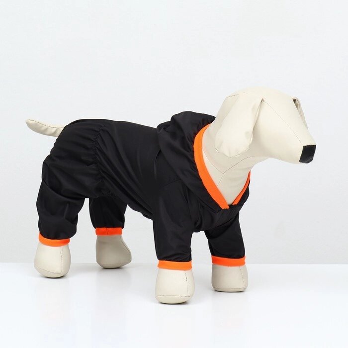 Комбинезон для животных, без подклада, размер 3XL, чёрный-оранжевый от компании Интернет-гипермаркет «MOLL» - фото 1