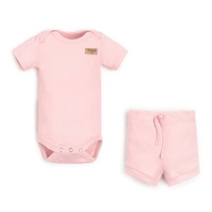 Комплект детский (боди, шорты) MINAKU, цвет розовый, рост 62-68 см