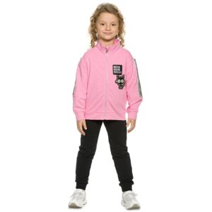 Комплект для девочек, рост 110 см, цвет розовый